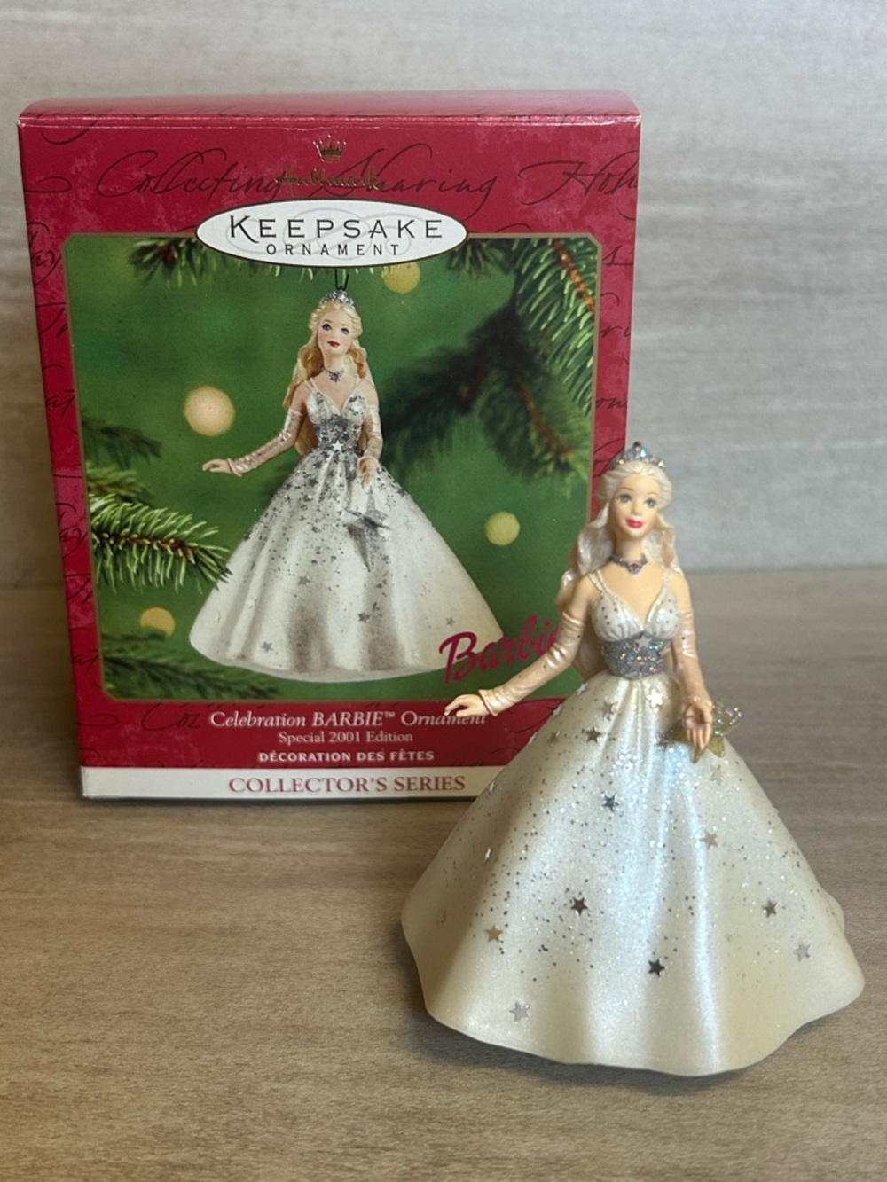 2001 Hallmark Keepsake Ornament Celebration Barbie Special Edition